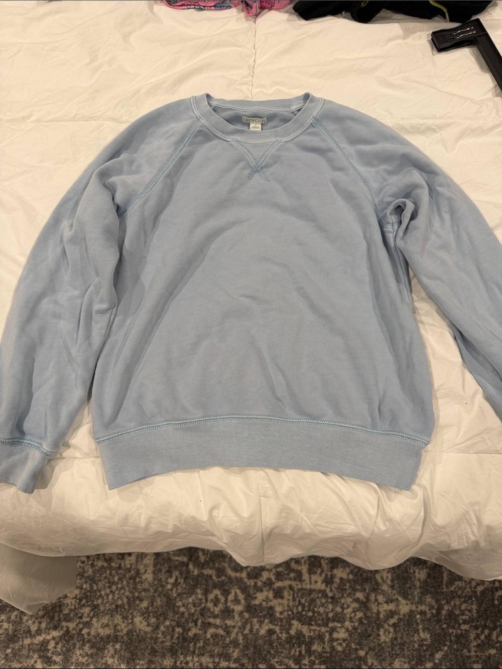 Crewcuts Pale Blue Crewneck Sweatshirt